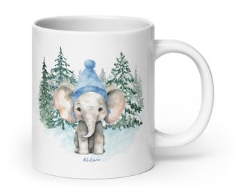 Caneca Elefante de Inverno