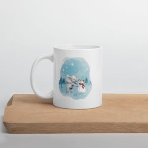 Wanna Build a Snowman Elephant Mug