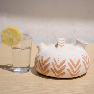 Botijo cerámica artesanal hecho a mano, colección limitada, jarra de agua, decoración mediterránea hogar, spanish pottery handmade