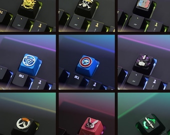 Custom Metal Artisan Keycaps | Gaming Inspired Keyboard Keycap | MX Compatible ESC Keycap