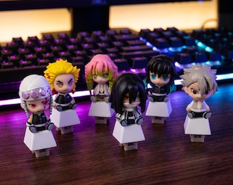 Anime Artisan Keycap Set for Mechanical Keyboard | Gaming Desk Accessory | Keyboard Key Caps