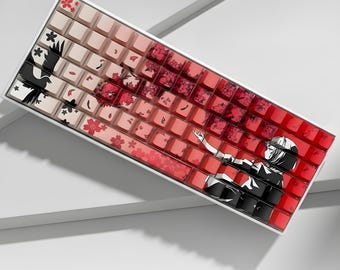 Custom Keycap Set Only | Mechanical Keyboard Keycaps Replacement | PBT Keycaps for Gaming & Typing