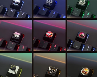 Gaming Metal Artisan Keycap | Custom ESC Key for Mechanical Keyboard | Zinc Alloy MX Keycap