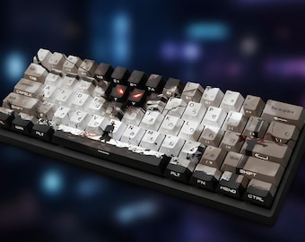 Side Engraved PBT Keycap Set | 74 - 129 Keys Mechanical Keyboard Keycaps | MX Switch | Japanese Style
