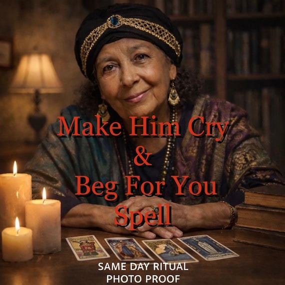 Make Him Cry & Beg For You Spell – Powerful Love Devotion and Obsession Ritual