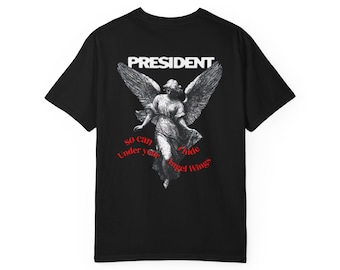 Metalcore Angel Shirt | Gothic Cross Graphic Tee | Alternative Rock Merch