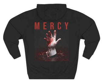 Mercy Hoodie | Dark Gothic Pullover | Heavyweight Streetwear Back Print