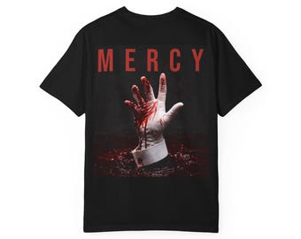 Mercy Band Shirt, Metalcore Gothic Graphic Tee, Unisex Alternative Clothing