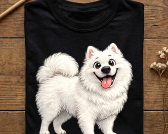 Samoyed Shirt for Dog Lovers, Cute Samoyed Gift, Fluffy White Dog Tee, Samoyed Mom Gift, Dog Owner Sweatshirt, Puppy Lover