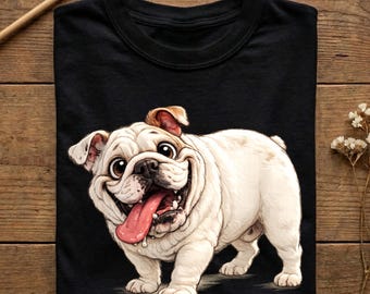 English Bulldog Shirt for Dog Lovers, Cute Bulldog Graphic Tee, Funny Bulldog Gift, English Bulldog Mom, Dog Dad Sweatshirt