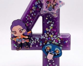 Custom Number Birthday Candle | K Pop Demon Hunters