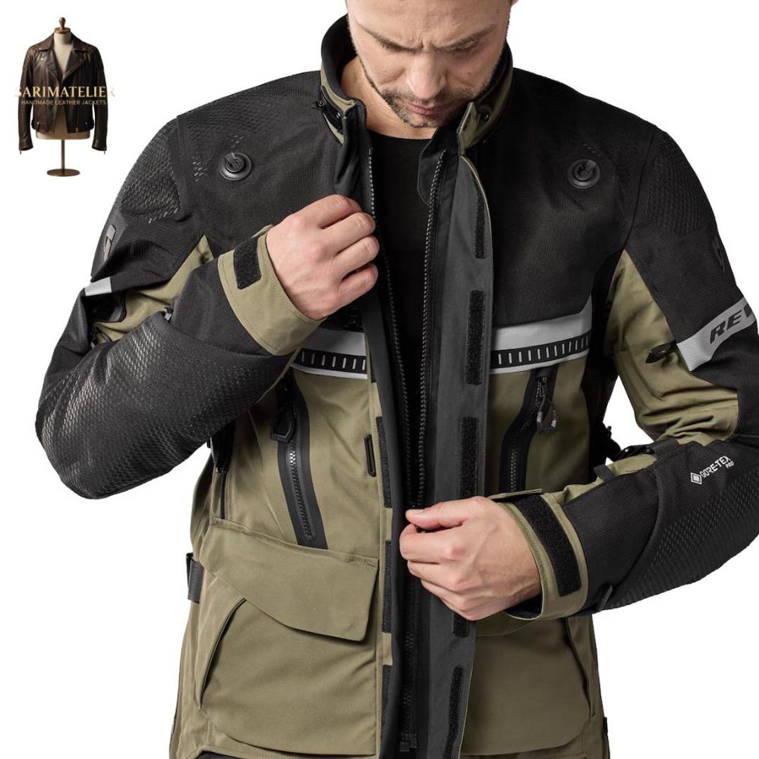 Rev It Dominator 3 GTX Jacket Waterproof Motorcycle Jacket, Cordura ...