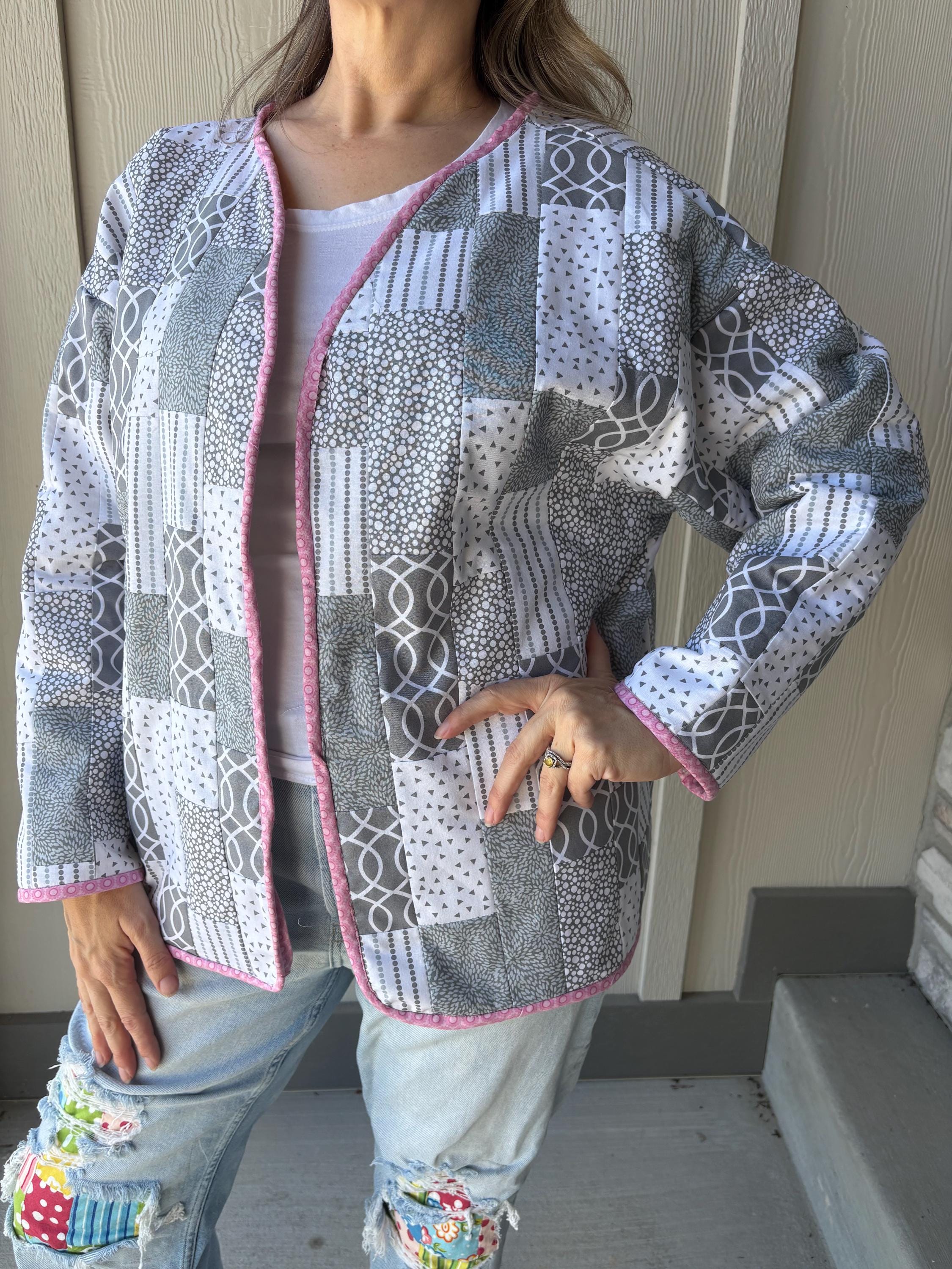 Oh Sew Easy! Sweatshirt Quilted Jacket - Etsy
