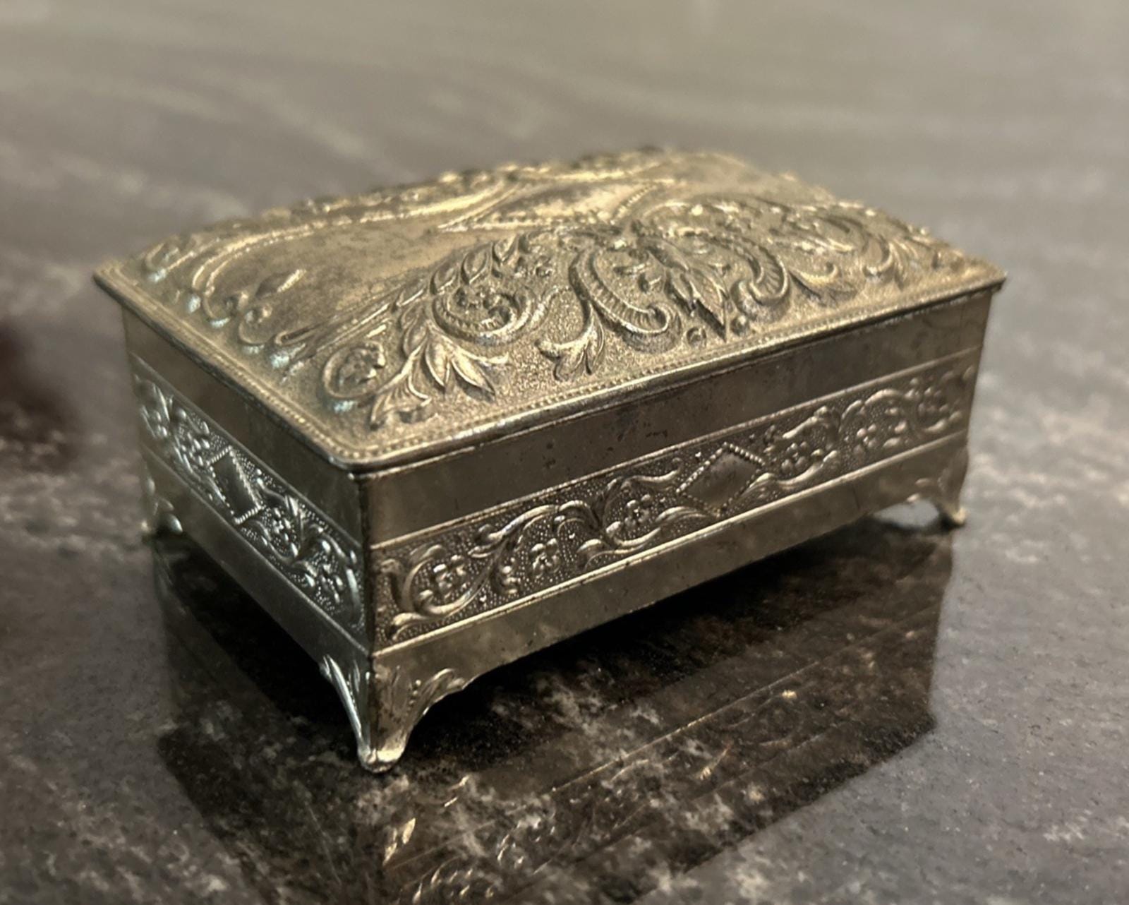 Japanese Silver Jewelry Box - Etsy