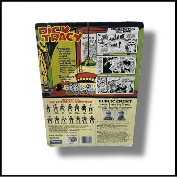 Vintage 1990 Dick Tracy Movie Action Figure NIP “steve the Tramp