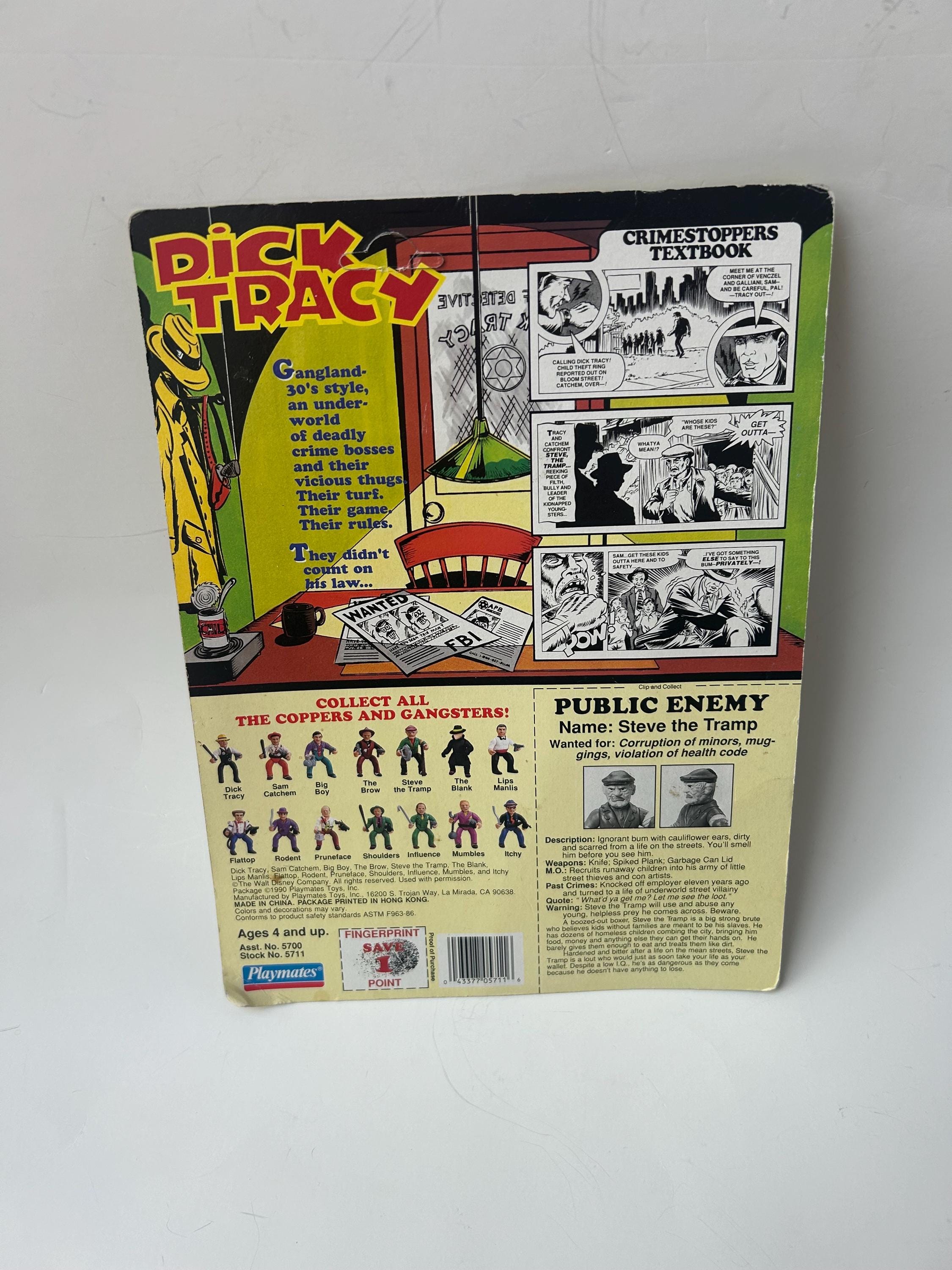 Vintage 1990 Dick Tracy Movie Action Figure NIP “steve the Tramp