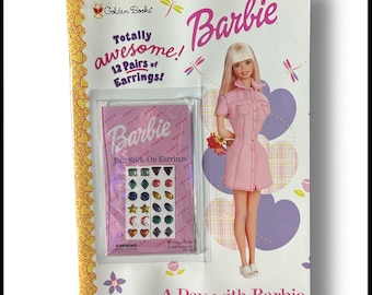 Vintage 1999 “A Day With Barbie” Golden Books Coloring Activity Book