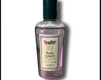 Vintage 90s Fresh Lilac Bath and Body Works Body Splash / 4 Fl. Oz. / NIP