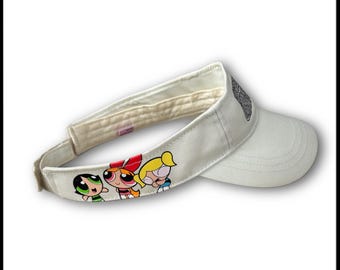 Vintage Y2K/ 90s Powerpuff Girls Visor / Hat Cartoon Network