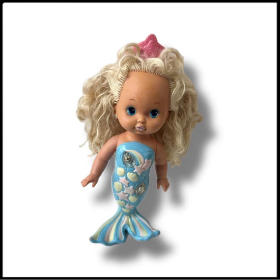 Poupée sirène Mattel vintage 90s Lil Miss Singing Mermaid 19 40