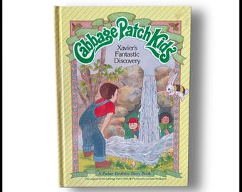 Vintage 1984 Cabbage Patch Kids Xavier's Fantastic Discovery HC Book Parker Brothers