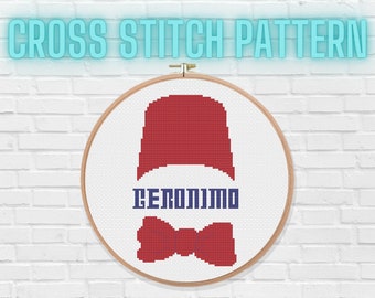 Doctor Who: Geronimo PDF Cross Stitch Pattern