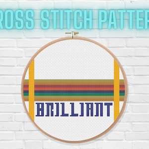 Doctor Who: Brilliant PDF Cross Stitch Pattern