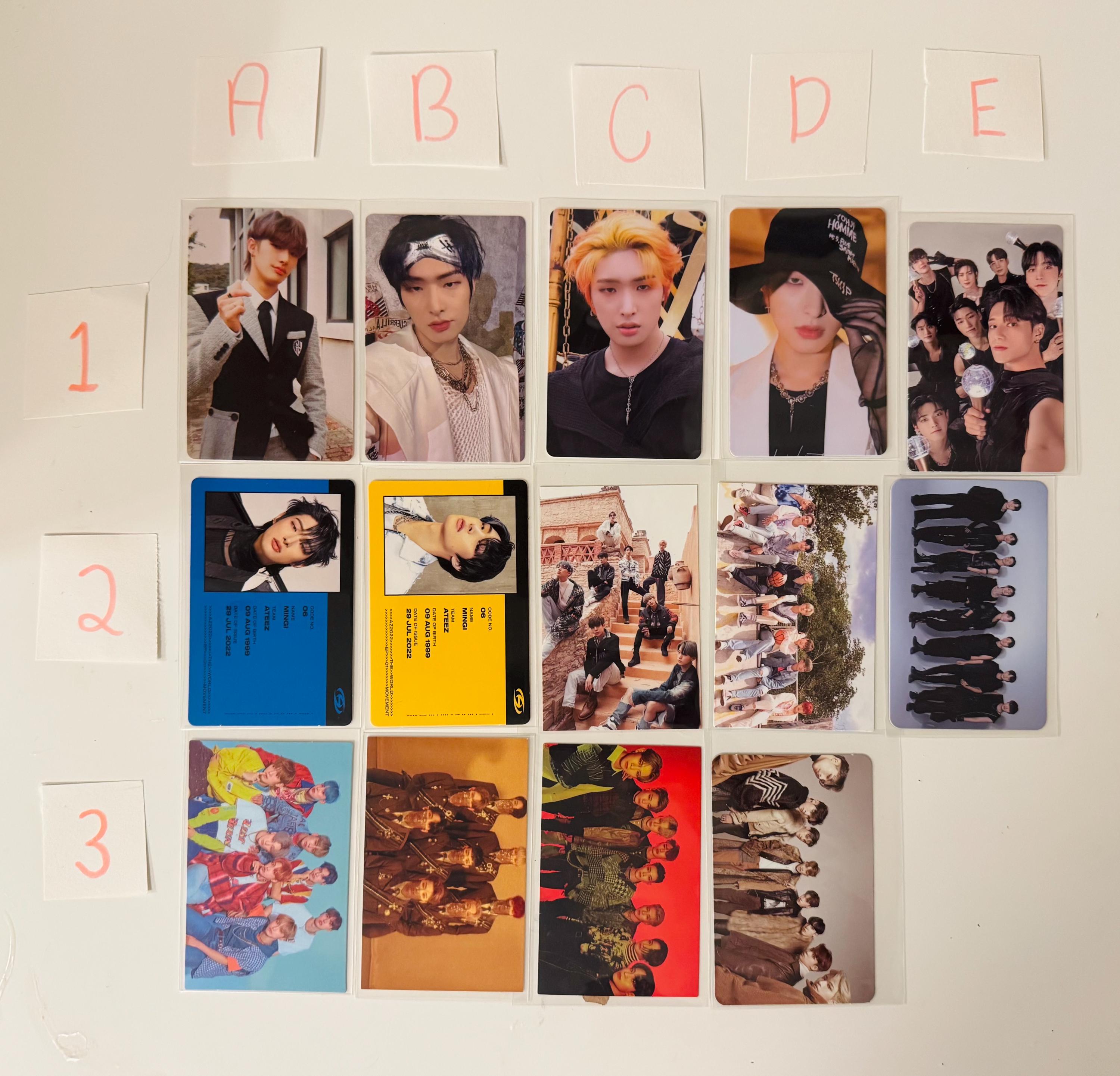 Ateez Polaroid - Etsy Hong Kong