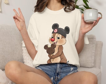 Chip 'n' Dale Micky Ohren Snack Paar T-shirt | Disneyland Magic Kingdom Urlaub