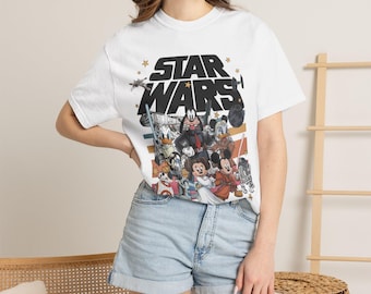 Star Wars Micky & Friends T-Shirt | Mickey Han Solo Goofy Stormtrooper Donald Jedi