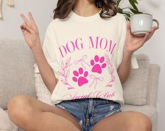 Hunde Mama Social Club Shirt | Hunde-Liebhaber-T-Shirt