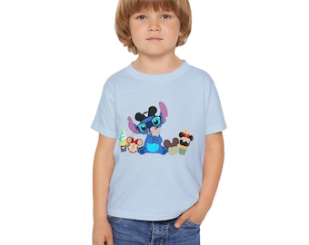 Stitch Best Day Ever Toddler T-shirt | Disney Snacks Disneyland Magic Kingdom Trip