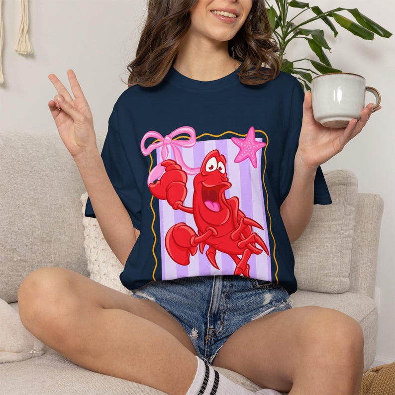Camiseta de Sebastián de La Sirenita, Camiseta de vacaciones en Disney Magic Kingdom imagen 9