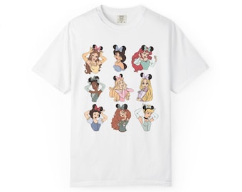 Disney Prinzessinnen Urlaub Reise T-Shirt | Disneyland Magic Kingdom Mädchenausflug