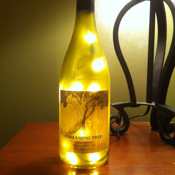 Dave Matthews Dreaming Tree wine bottle lamp