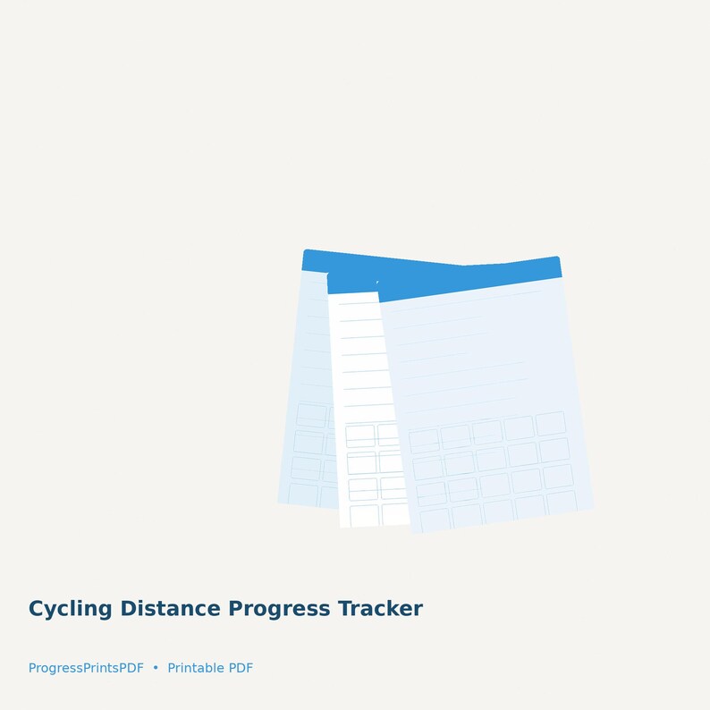 Cycling Distance Progress Tracker - Etsy