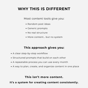 Sistema di gestione dei contenuti basato sull'IA / 30 modelli di prompt, sistema di flusso di lavoro per i gestori di social media (download digitale) immagine 6