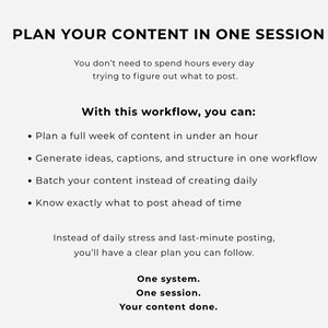 Sistema di gestione dei contenuti basato sull'IA / 30 modelli di prompt, sistema di flusso di lavoro per i gestori di social media (download digitale) immagine 7
