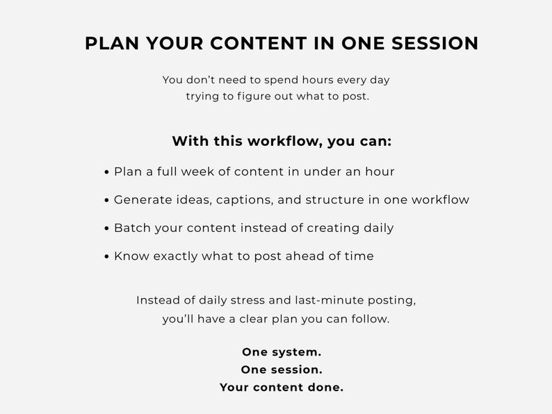 Sistema di gestione dei contenuti basato sull'IA / 30 modelli di prompt, sistema di flusso di lavoro per i gestori di social media (download digitale) immagine 7