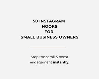 Kit di strumenti per i contenuti di Instagram / 50 spunti, 50 didascalie, agenda di 30 giorni (download digitale)