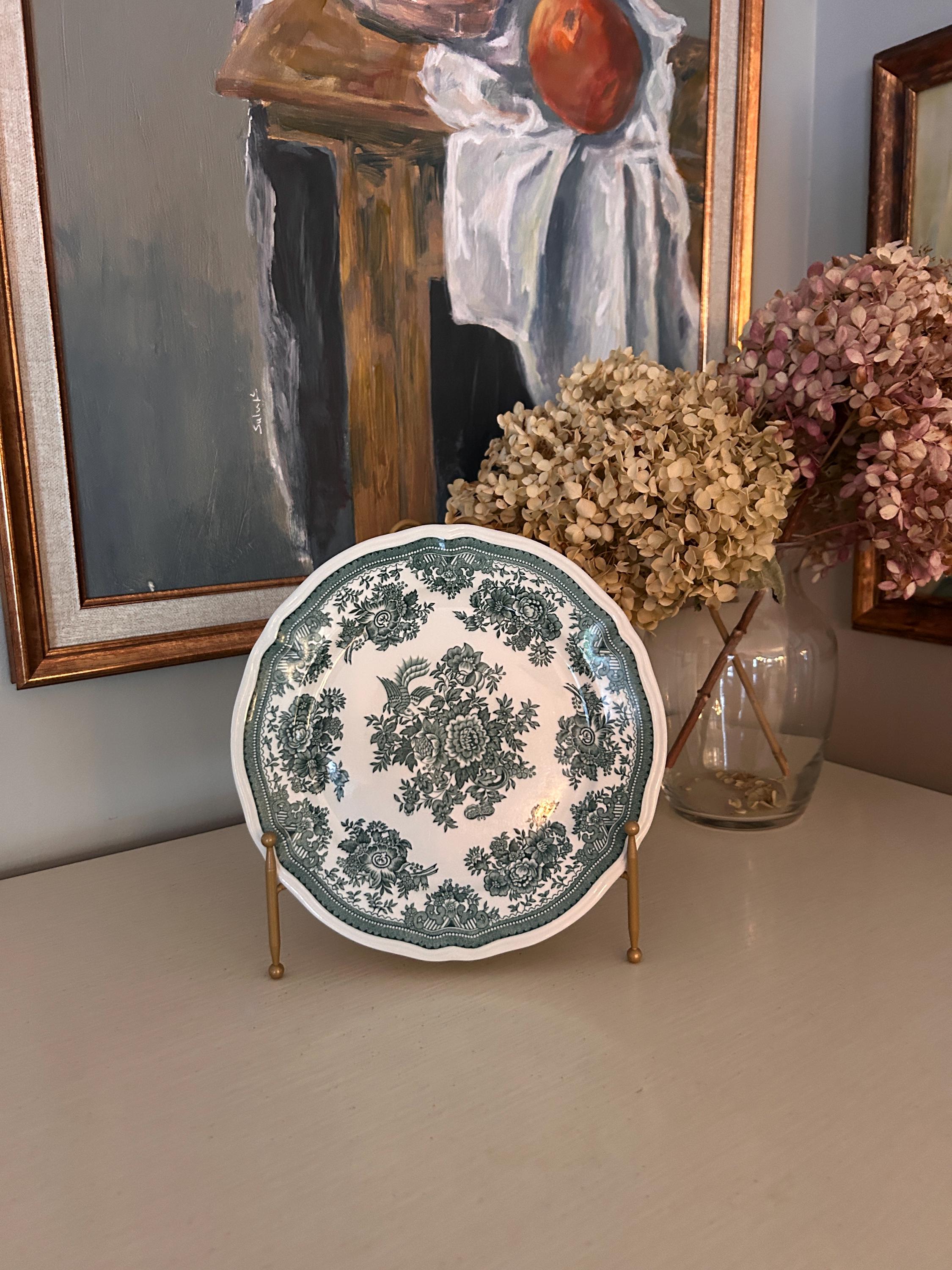 Anthropologie Floral Plate - Etsy