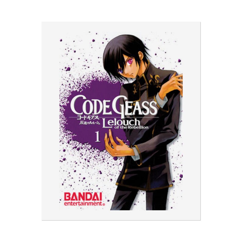 Póster ilustrado de Lelouch de Code Geass / Póster enrollado, lámina de arte anime imagen 3