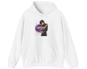 Sudadera con capucha con ilustración de Lelouch de Code Geass / Sudadera con capucha de personaje de anime