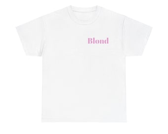 Camiseta gráfica de Frank Ocean con la portada del álbum Blonde