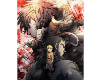 Póster de arte de anime de Vinland Saga