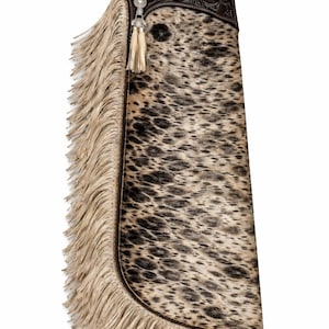 Handmade Cowhide Leather Chaps Fringe – Western Cowboy Rodeo Chinks Wear
