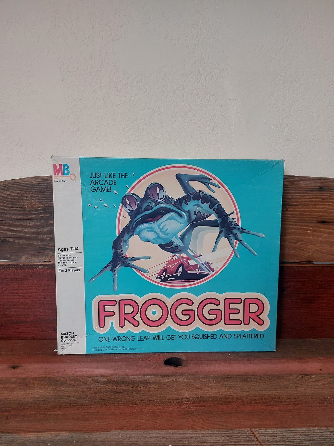 Vintage 1982 FROGGER Board Game Milton Bradley 4206 Sega Etsy