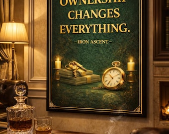 WealthMotiverende kunst aan de muur afdrukbaar – rijkdom discipline kantoorinrichting – zwarte minimalistische succes quote set – 6 afdrukken digitale download