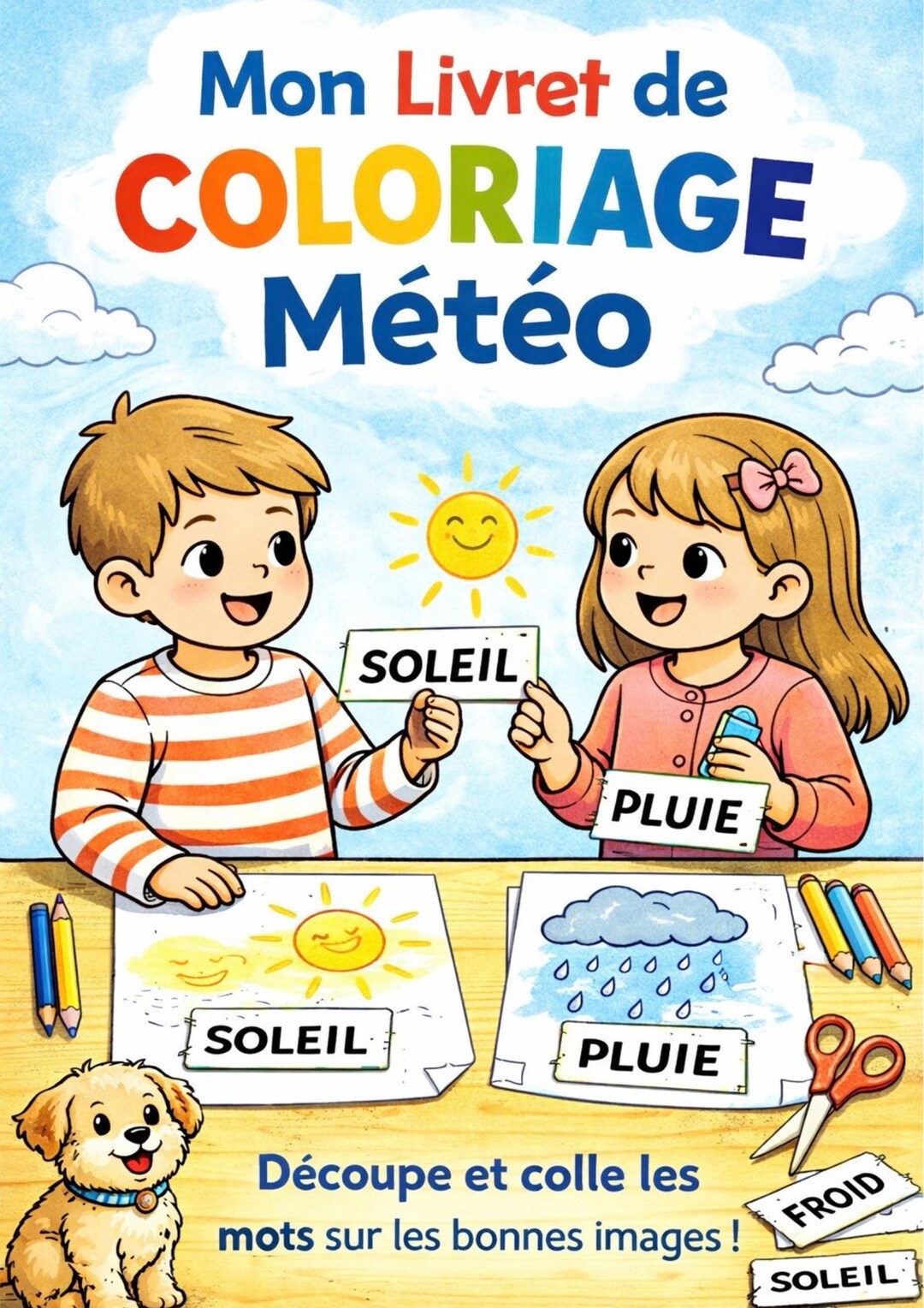 Printable Weather Activity Book for Children Aged 3-5 | Cut and Paste ...