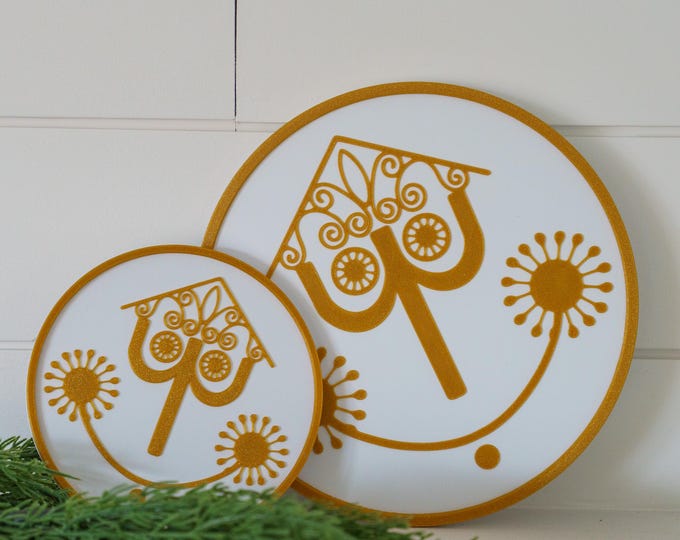 Small World Plaque - 3d printed Sign